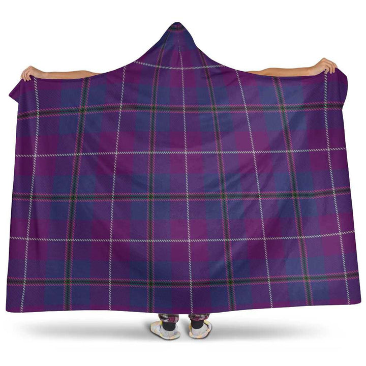 Scottish Pride of Glencoe Clan Tartan Hooded Blanket Tartan Plaid 1