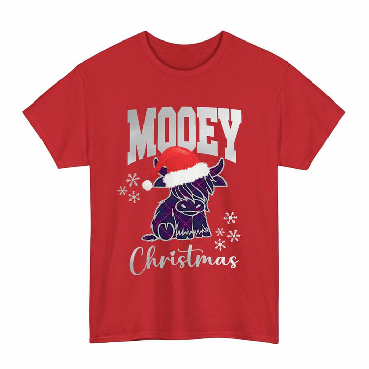 Scottish Pride of Glencoe Clan Tartan T-Shirt - Mooey Christmas Tartan Plaid Red Color