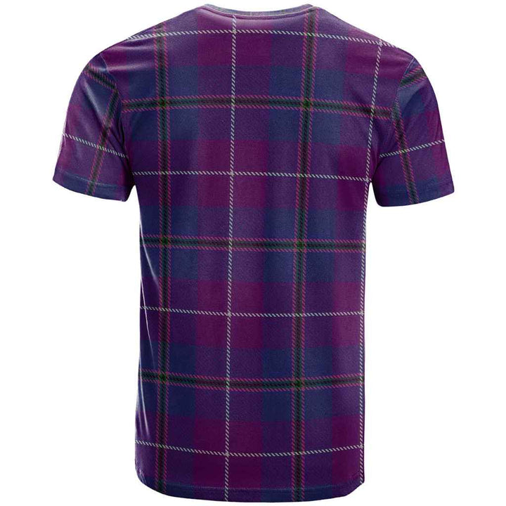 Scottish Pride of Glencoe Clan Tartan T-Shirt Back Side Tartan Plaid