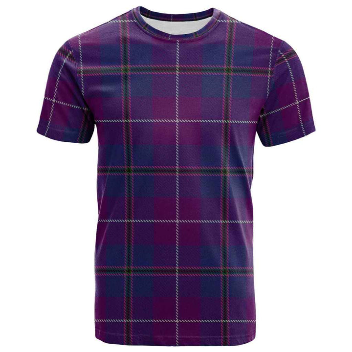 Scottish Pride of Glencoe Clan Tartan T-Shirt Front Side Tartan Plaid