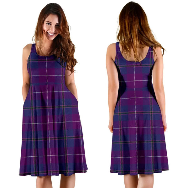 Scottish Pride of Glencoe Clan Tartan Women Midi Dress