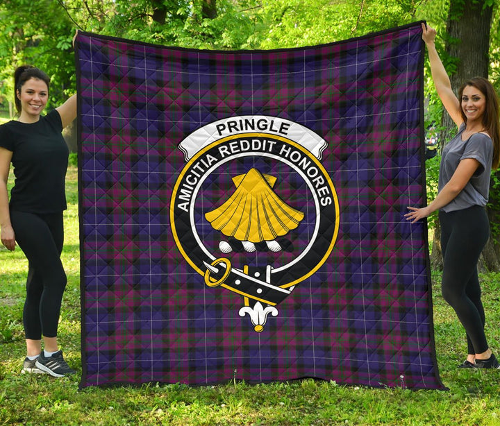 Scottish Pride of Scotland Clan Crest Tartan Quilt Tartan Plaid 1