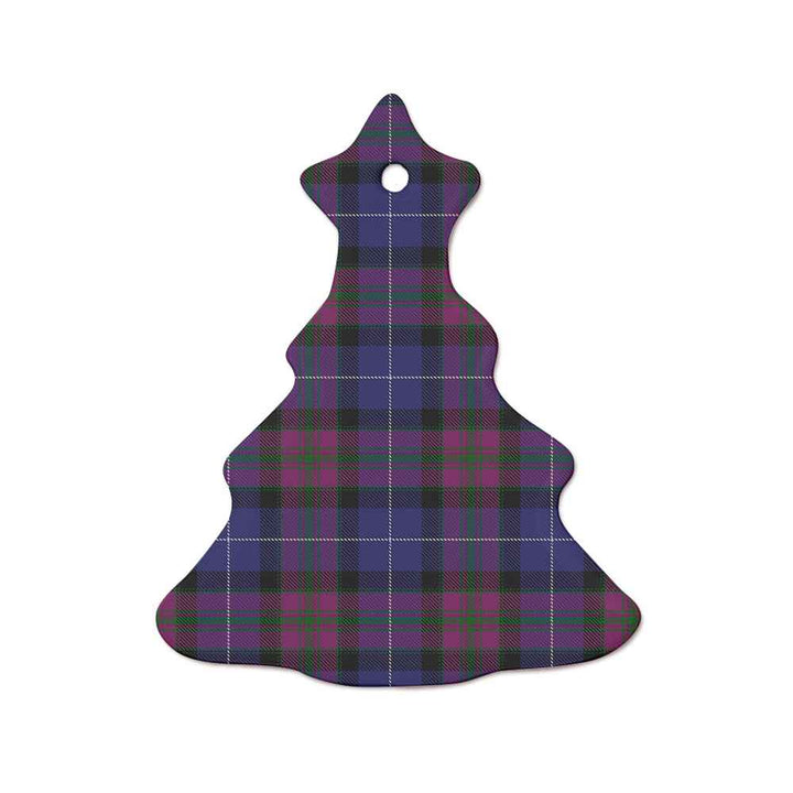 Scottish Pride of Scotland Clan Tartan Ceramic Ornament  Tree Shape Tartan Plaid