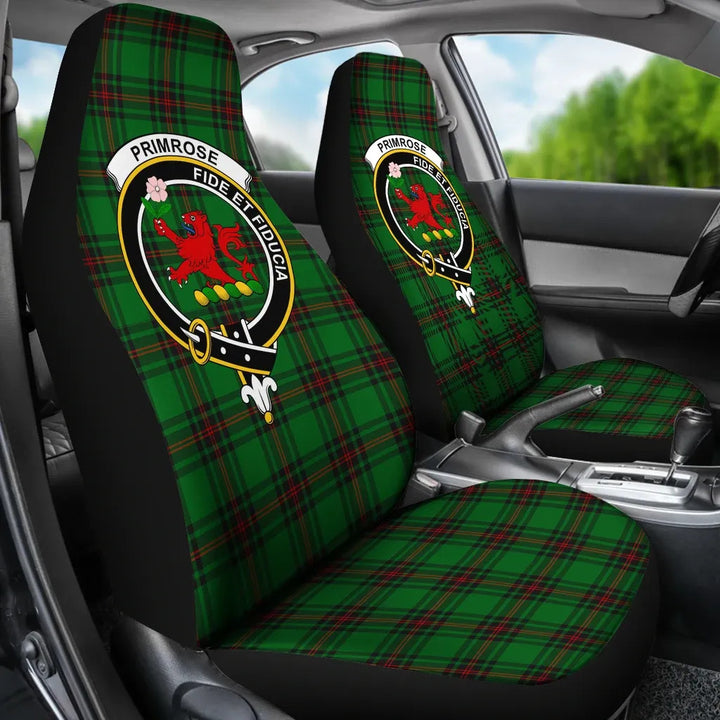 Scottish Primose Clan Crest Tartan Car Seat Covers 3