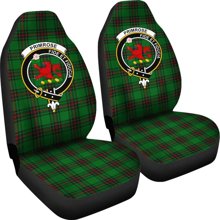 Scottish Primose Clan Crest Tartan Car Seat Covers 4