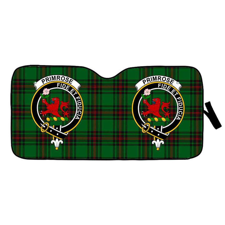 Scottish Primrose Clan Crest Tartan Car Windshield Sun Shade Tartan Plaid 1