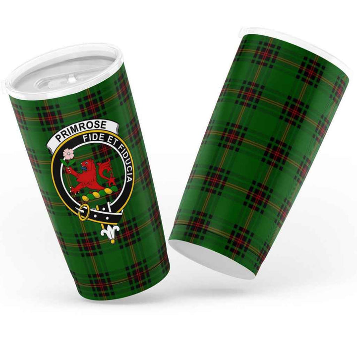 Scottish Primrose Clan Crest Tartan Insulated Tumbler Tartan Plaid 3