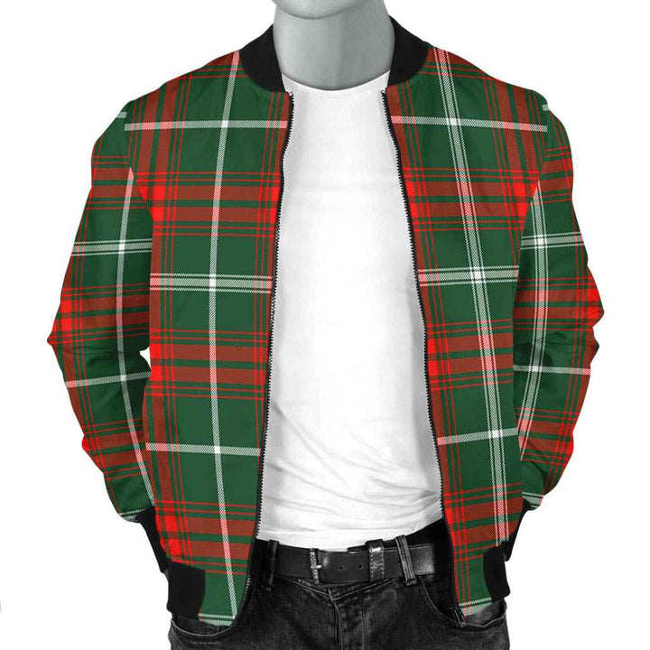 Scottish Prince of Wales Clan Tartan Bomber Jacket Tartan Plaid 2