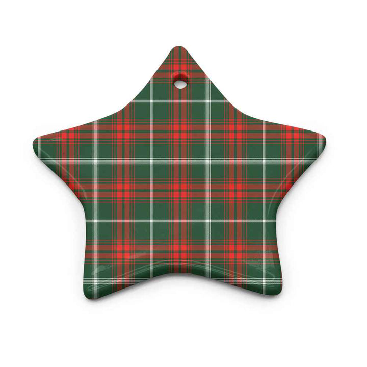 Scottish Prince of Wales Clan Tartan Ceramic Ornament Star Shape Tartan Plaid
