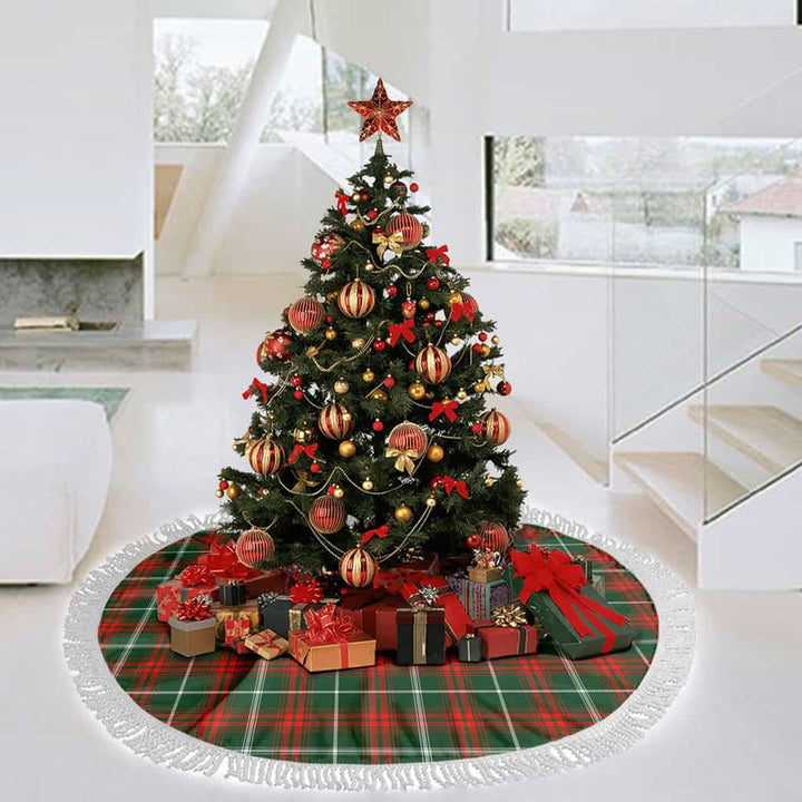 Scottish Prince of Wales Clan Tartan Christmas Tree Skirt Tassels 3 Tartan Plaid