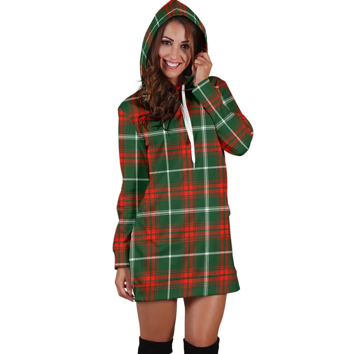 Scottish Prince of Wales Clan Tartan Hoodie Dress
