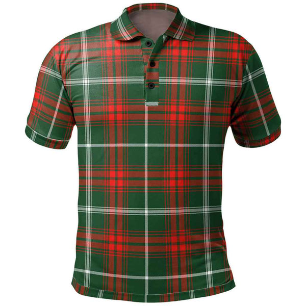 Scottish Prince of Wales Clan Tartan Polo Shirt Front Side Tartan Plaid