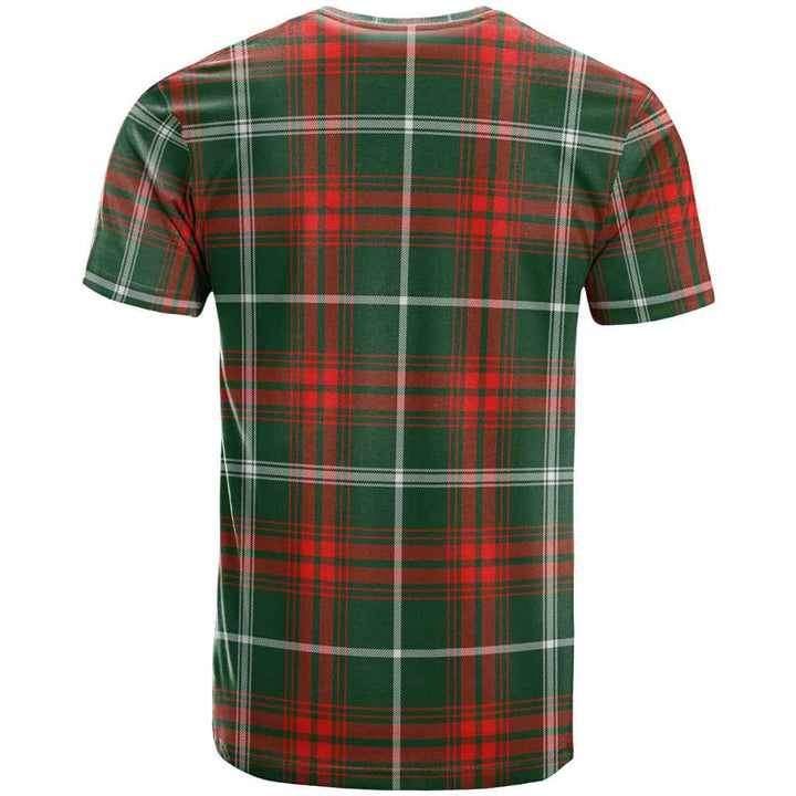 Scottish Prince of Wales Clan Tartan T-Shirt Back Side Tartan Plaid