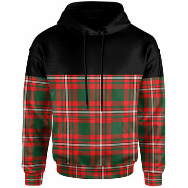Scottish Princess Margaret Clan Tartan Hoodie - Horizontal Style Front Side Tartan Plaid