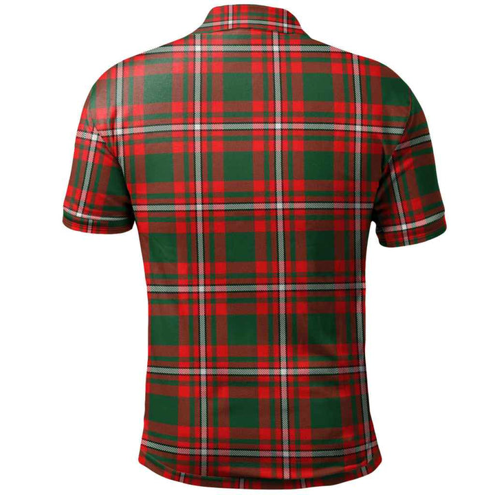 Scottish Princess Margaret Clan Tartan Polo Shirt Back Side Tartan Plaid