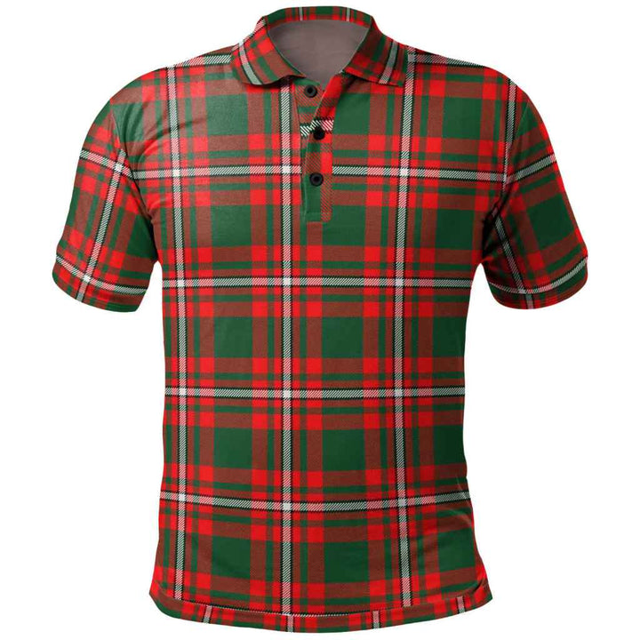 Scottish Princess Margaret Clan Tartan Polo Shirt Front Side Tartan Plaid