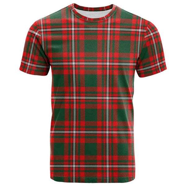 Scottish Princess Margaret Clan Tartan T-Shirt Front Side Tartan Plaid