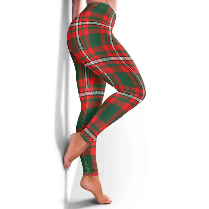 Scottish Princess Margaret Clan Tartan Women Leggings Tartan Plaid 4