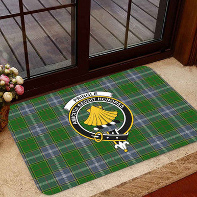 Scottish Pringle Clan Crest Tartan Door Mat Tartan Plaid 1