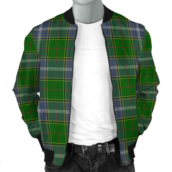 Scottish Pringle Clan Tartan Bomber Jacket Tartan Plaid 2