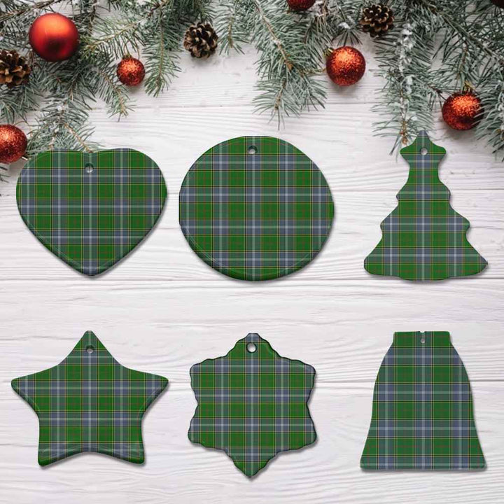 Scottish Pringle Clan Tartan Ceramic Ornament All Tartan Plaid
