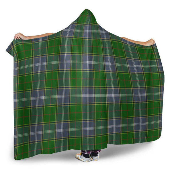Scottish Pringle Clan Tartan Hooded Blanket Tartan Plaid 2