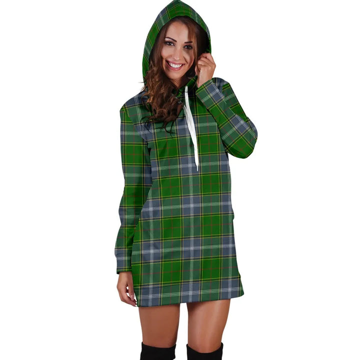 Scottish Pringle Clan Tartan Hoodie Dress