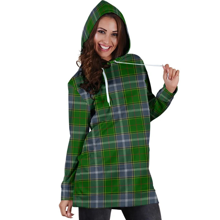 Scottish Pringle Clan Tartan Hoodie Dress
