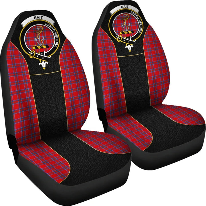 Scottish Rait Clan Crest Tartan Car Seat Covers - Special Style 4