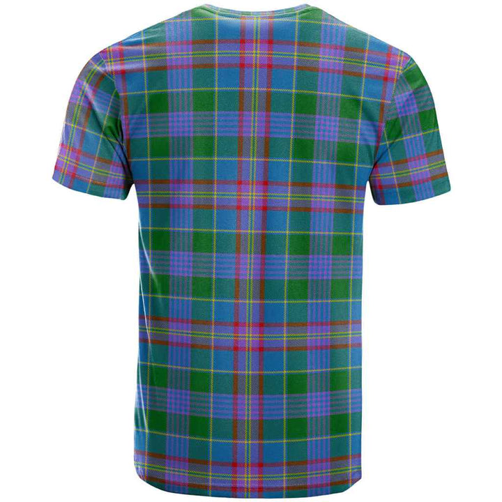Scottish Ralston Clan Tartan T-Shirt Back Side Tartan Plaid