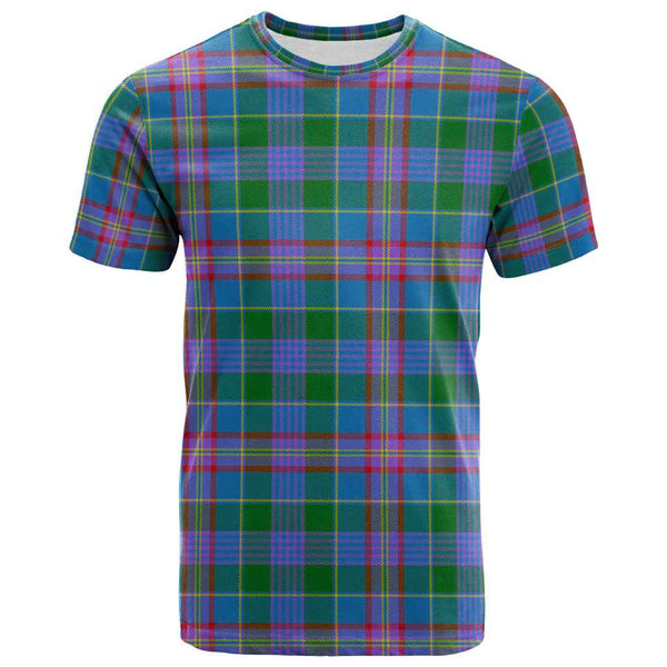 Scottish Ralston Clan Tartan T-Shirt Front Side Tartan Plaid