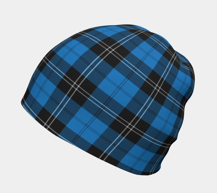 Scottish Ramsay Blue Ancient Clan Tartan Beanie 2 Tartan Plaid