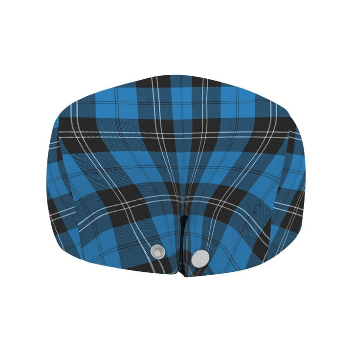 Scottish Ramsay Blue Ancient Clan Tartan Flat Cap Tartan Plaid 4
