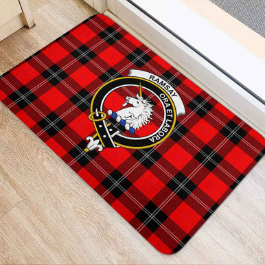Scottish Ramsay Clan Crest Tartan Door Mat Tartan Plaid 2