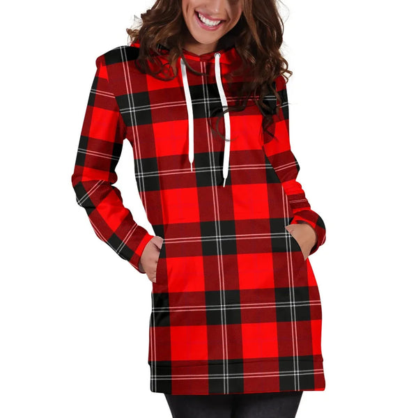 Scottish Ramsay Modern Clan Tartan Hoodie Dress