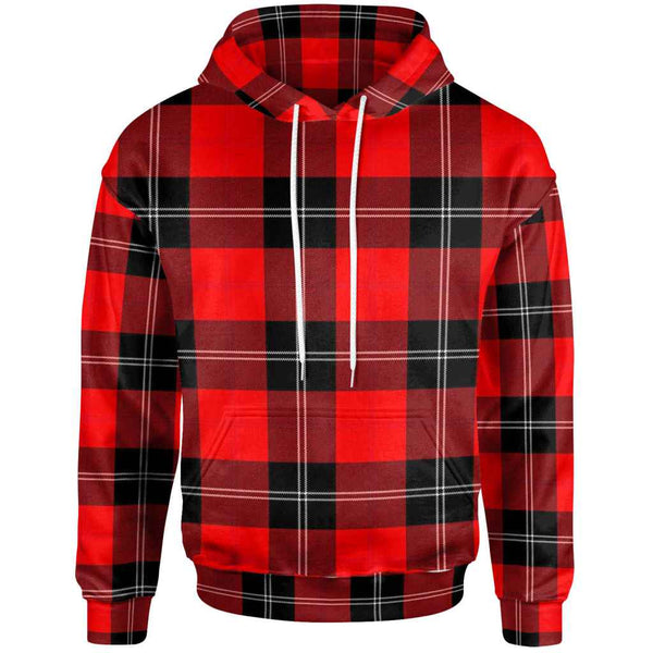Scottish Ramsay Modern Clan Tartan Hoodie Front Side Tartan Plaid