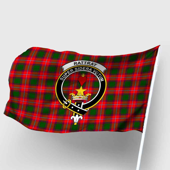 Scottish Rattray Clan Crest Tartan Flag Parade Tartan Plaid 2