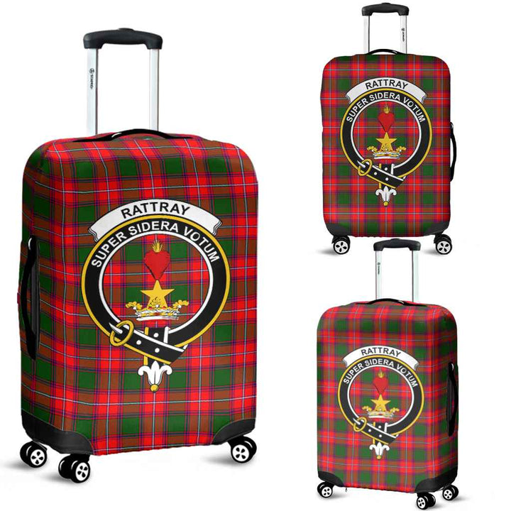 Scottish Rattray Clan Crest Tartan Luggage Cover Tartan Plaid 1