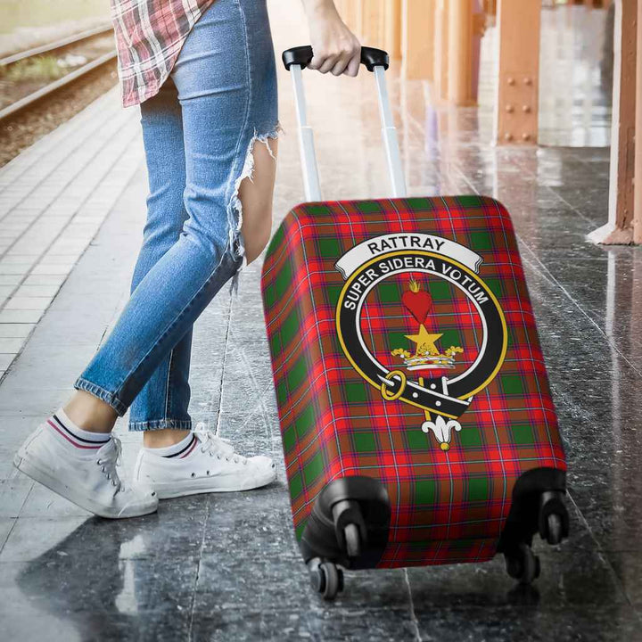 Scottish Rattray Clan Crest Tartan Luggage Cover Tartan Plaid 3