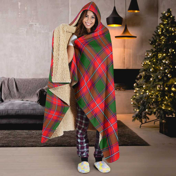 Scottish Rattray Modern Clan Tartan Hooded Blanket Tartan Plaid 6