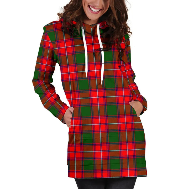 Scottish Rattray Modern Clan Tartan Hoodie Dress