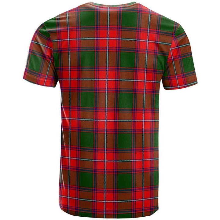 Scottish Rattray Modern Clan Tartan T-Shirt Back Side Tartan Plaid
