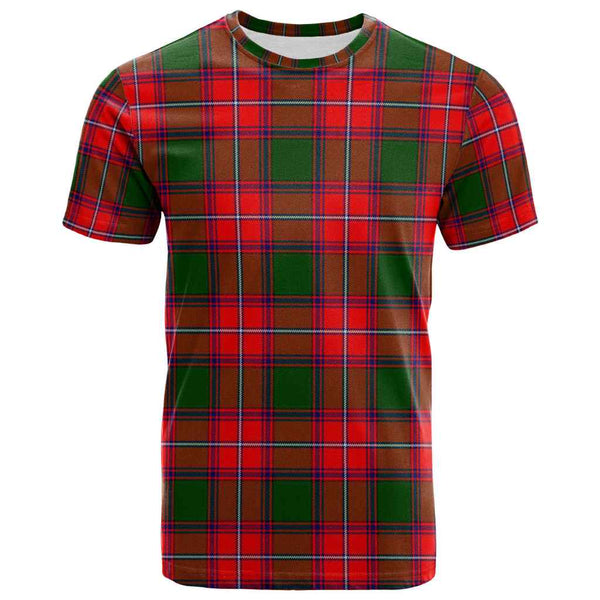 Scottish Rattray Modern Clan Tartan T-Shirt Front Side Tartan Plaid