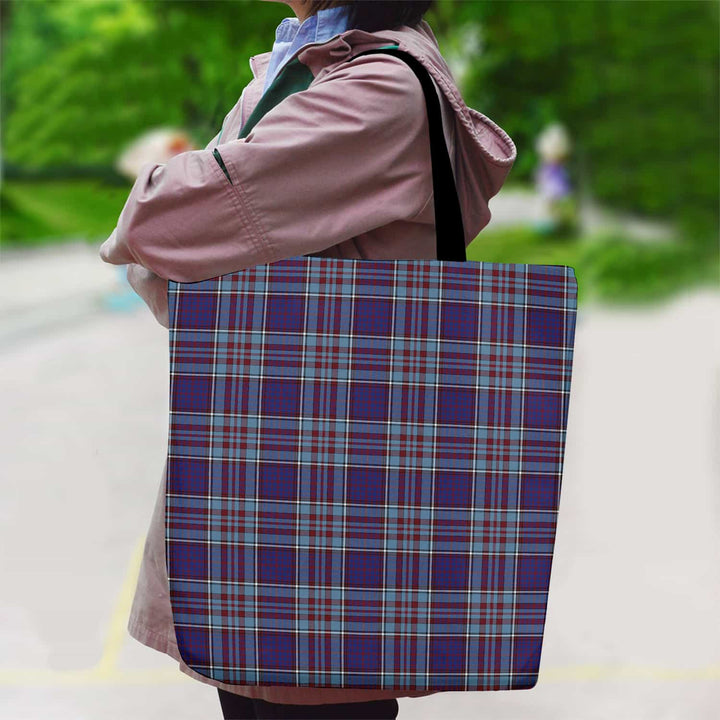 Scottish RCAF Clan Tartan Canvas Bag With Shoulder Strap Tartan Plaid 2