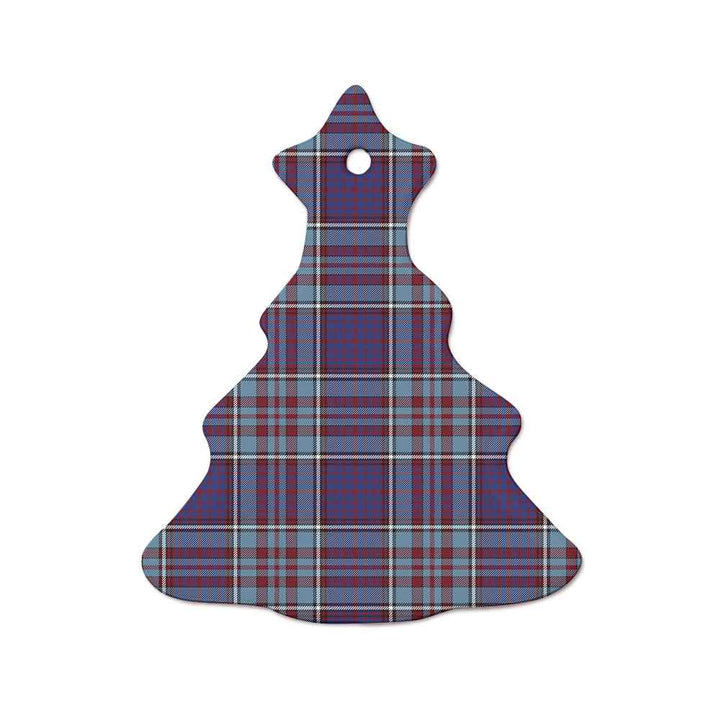 Scottish RCAF Clan Tartan Ceramic Ornament  Tree Shape Tartan Plaid