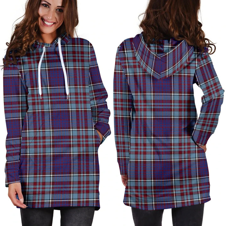 Scottish Rcaf Clan Tartan Hoodie Dress