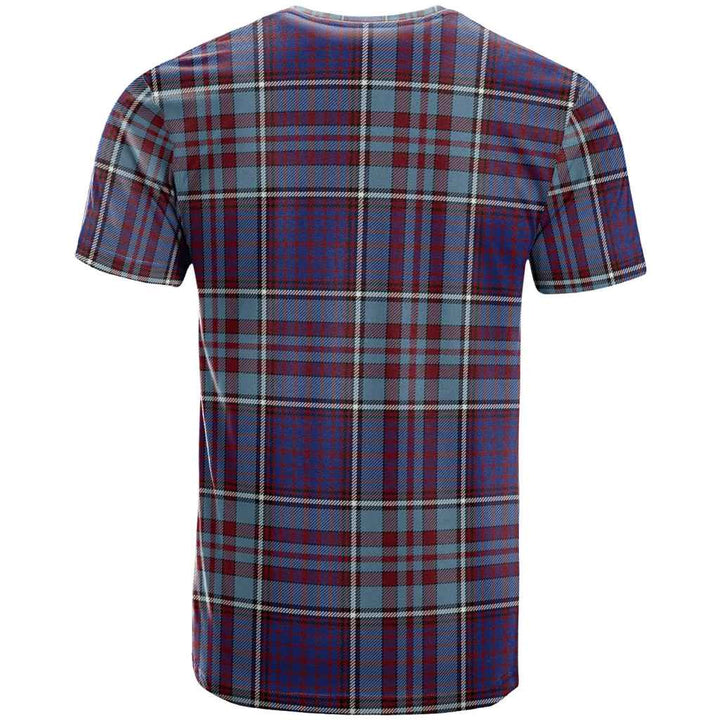 Scottish RCAF Clan Tartan T-Shirt Back Side Tartan Plaid