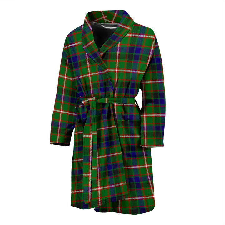 Scottish Reid Green Clan Tartan Bathrobe 1