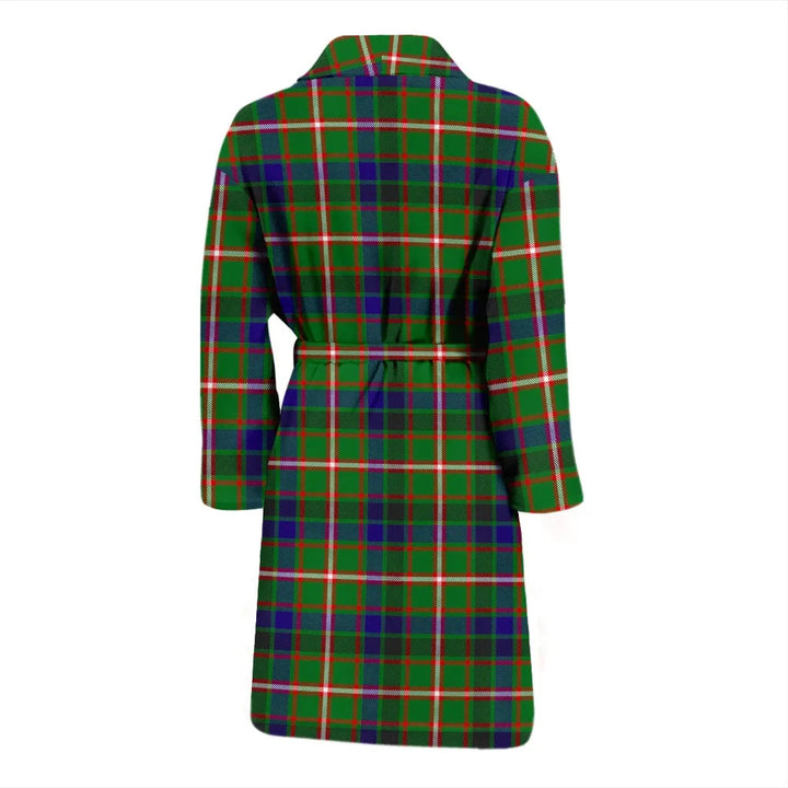 Scottish Reid Green Clan Tartan Bathrobe 2