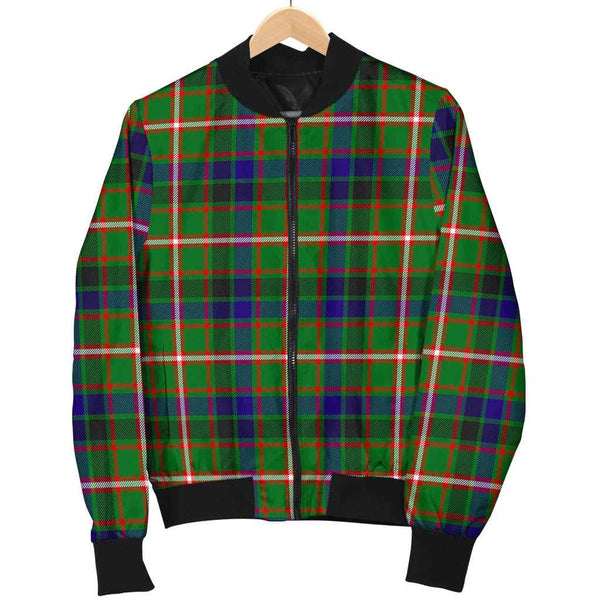 Scottish Reid Green Clan Tartan Bomber Jacket Tartan Plaid 1